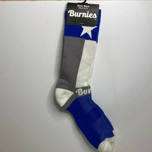 Burnies Other - Burnies Mens 6-13 Size Socks Blue white Gray